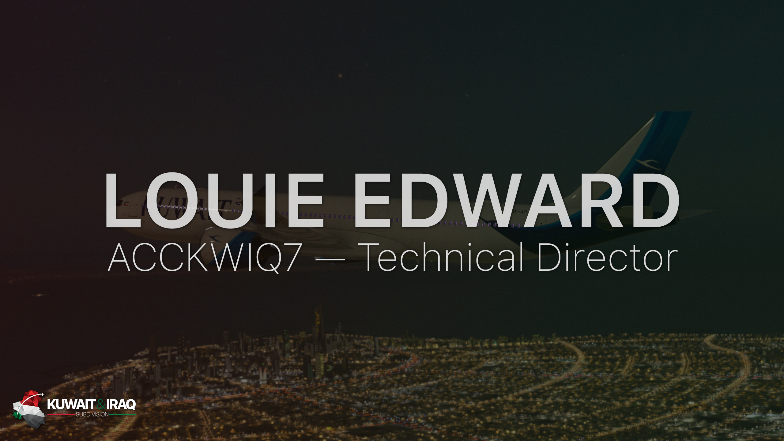  Technical Department Director Appointment — Louie Edward